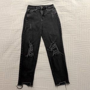 SO high rise mom jeans